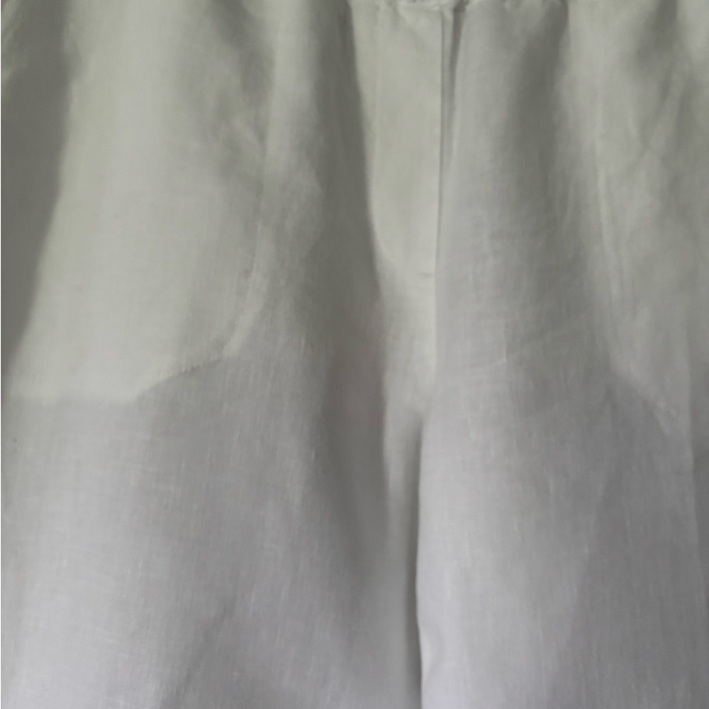 J. Jill White Wide Leg Pants with Flowing Fit